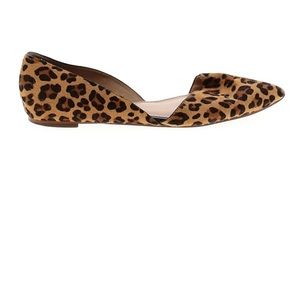 JCREW Leopard Hair Flats
